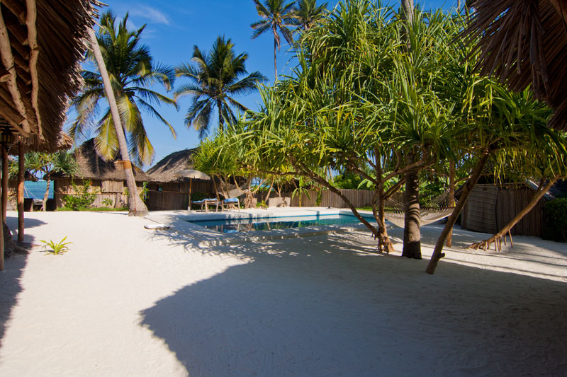 Tropical Beachfront Bungalows for 2 to 6 guests on Zanzibar