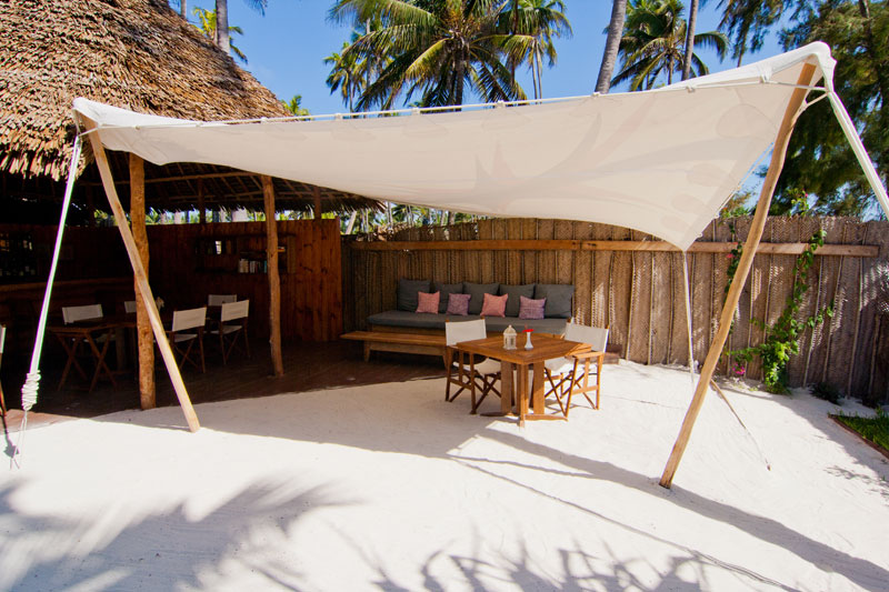 Tropical Beachfront Bungalows for 2 to 6 guests on Zanzibar