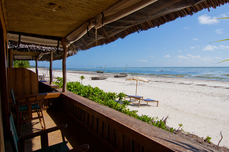 Tropical Beachfront Bungalows for 2 to 6 guests on Zanzibar