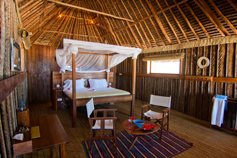 Tropical Beachfront Bungalows for 2 to 6 guests on Zanzibar