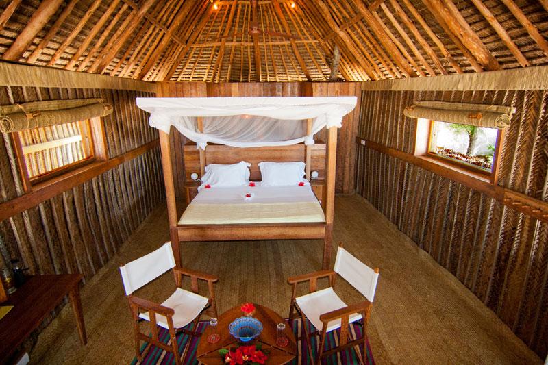 Tropical Beachfront Bungalows for 2 to 6 guests on Zanzibar