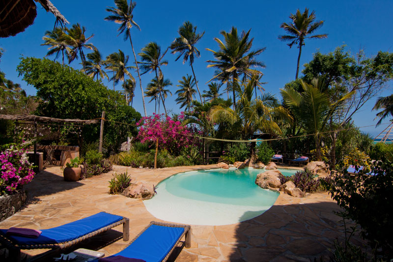 Family Friendly Tropical Villa on the beach in Zanzibar