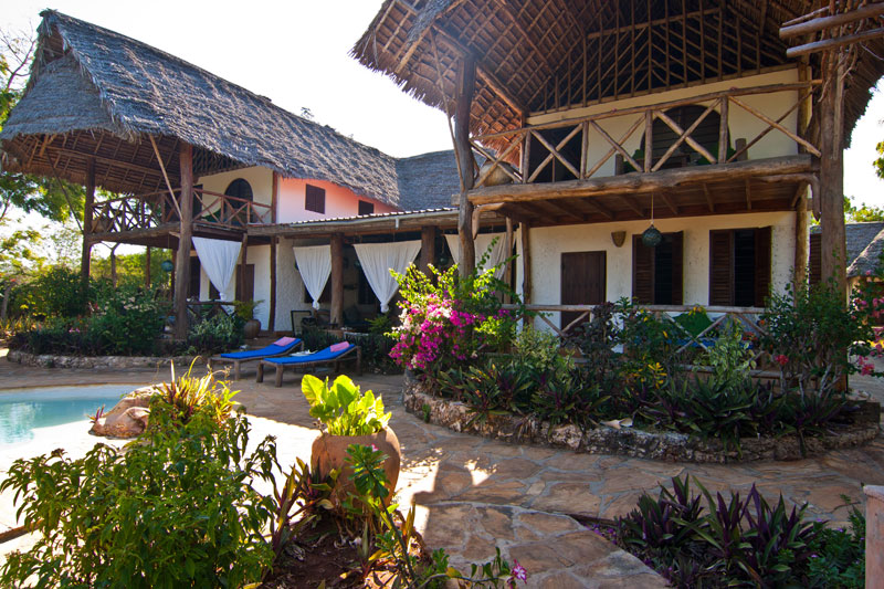 Family Friendly Tropical Villa on the beach in Zanzibar