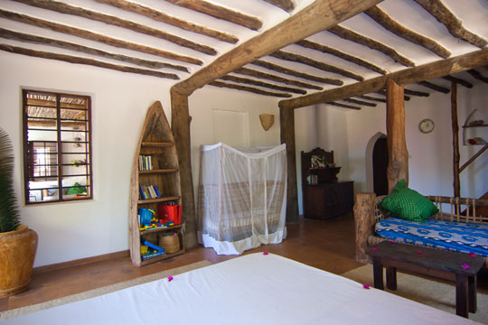 Family Friendly Tropical Villa on the beach in Zanzibar
