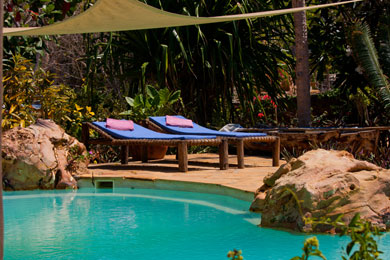 Family Friendly Tropical Villa on the beach in Zanzibar